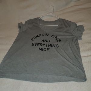Grey Pumpkin Spice Shirt